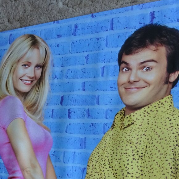 SHALLOW HAL - MOVIE BANNER WITH JACK BLACK AND GWYNETH PALTROW - OVERSIZED VINYL - Picture 6 of 9